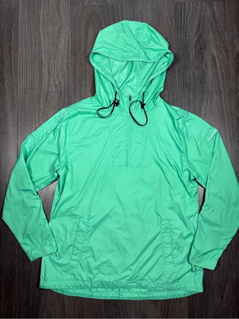Peter Millar Mint Green Hooded Pullover Utility Jacket